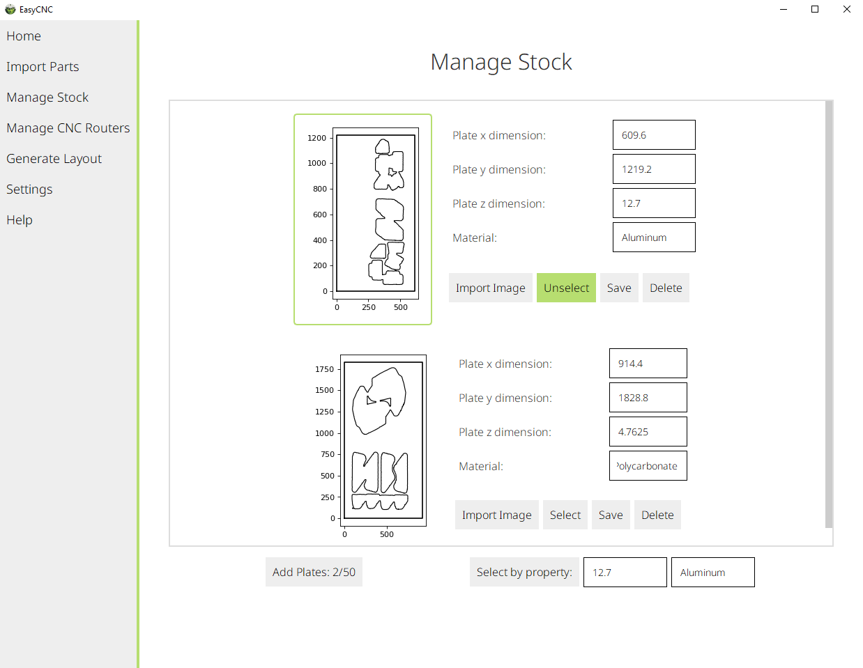 Manage Stock